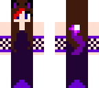me in a purple prom dress