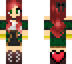 red head heart girl