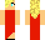 red royal dress