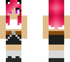 short pink hair