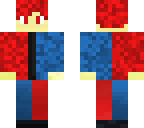 blue and red boy