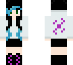blue hair gamer girl