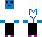 blue man