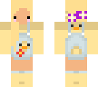 chibi blond chick girly