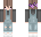 chibi overalls