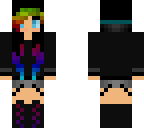 emo rainbow girl