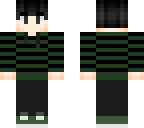 green and black shirted teenage boy