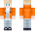 orange hoodie