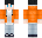 orange hoodie