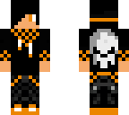 orange skull boy