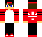 black and red addias boy
