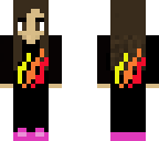 brunette fire hoodie