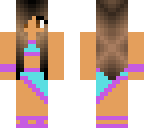 brunette in swimsuit