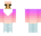 muslim ombre pink purple girl