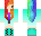 rainbow hair girl