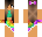 rainbow swimsuit