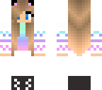rainbow winter girl