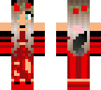 red cute girl