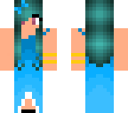 blue dress