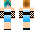 blue dress girl