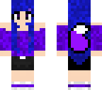 blue hair girl