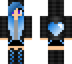 blue tomboy girl