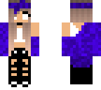 cute hip purple girl