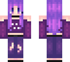 edgy purple gal