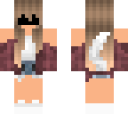 face covered wolf girl