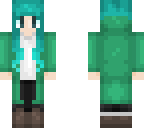 green coat girl