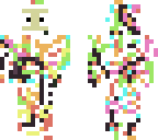 guy in a a rainbow suit thing