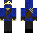 guy in a blue hood