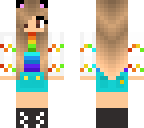 rainbow girl
