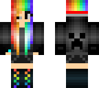 rainbow girl