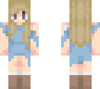 blue dress