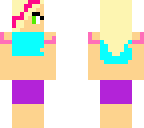 girl going to swim
