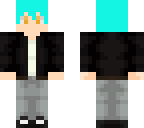 karma with blue hair