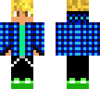 plaid blue