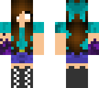 purple fire herogirl