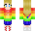 rainbow girl