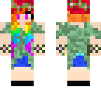 rainbow nature girl