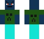 angry blue goblin