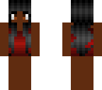 black girl with shirt  skin outline
