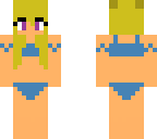 blonde in bikini