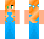 blue dress