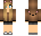 cute bear girl skin