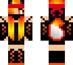 orange ninja girl