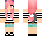 pink cat girl