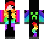 rainbow girl