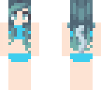 bikini blue neko girl